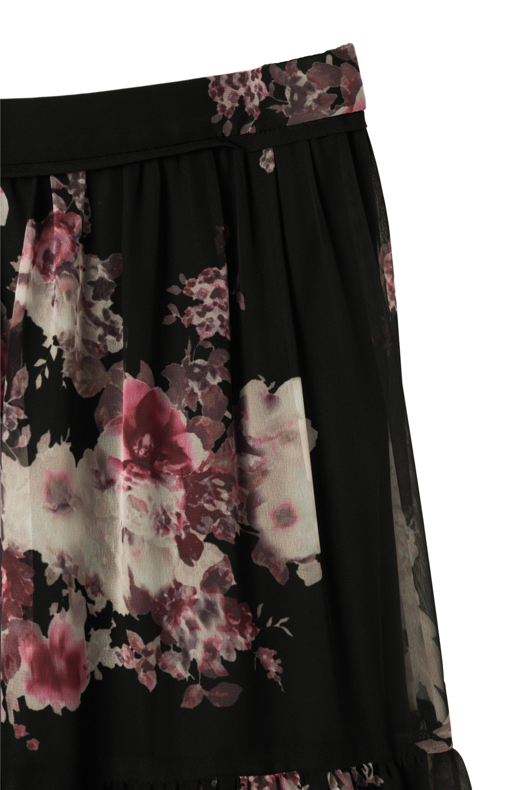 Isaline Floral Tiered Skirt