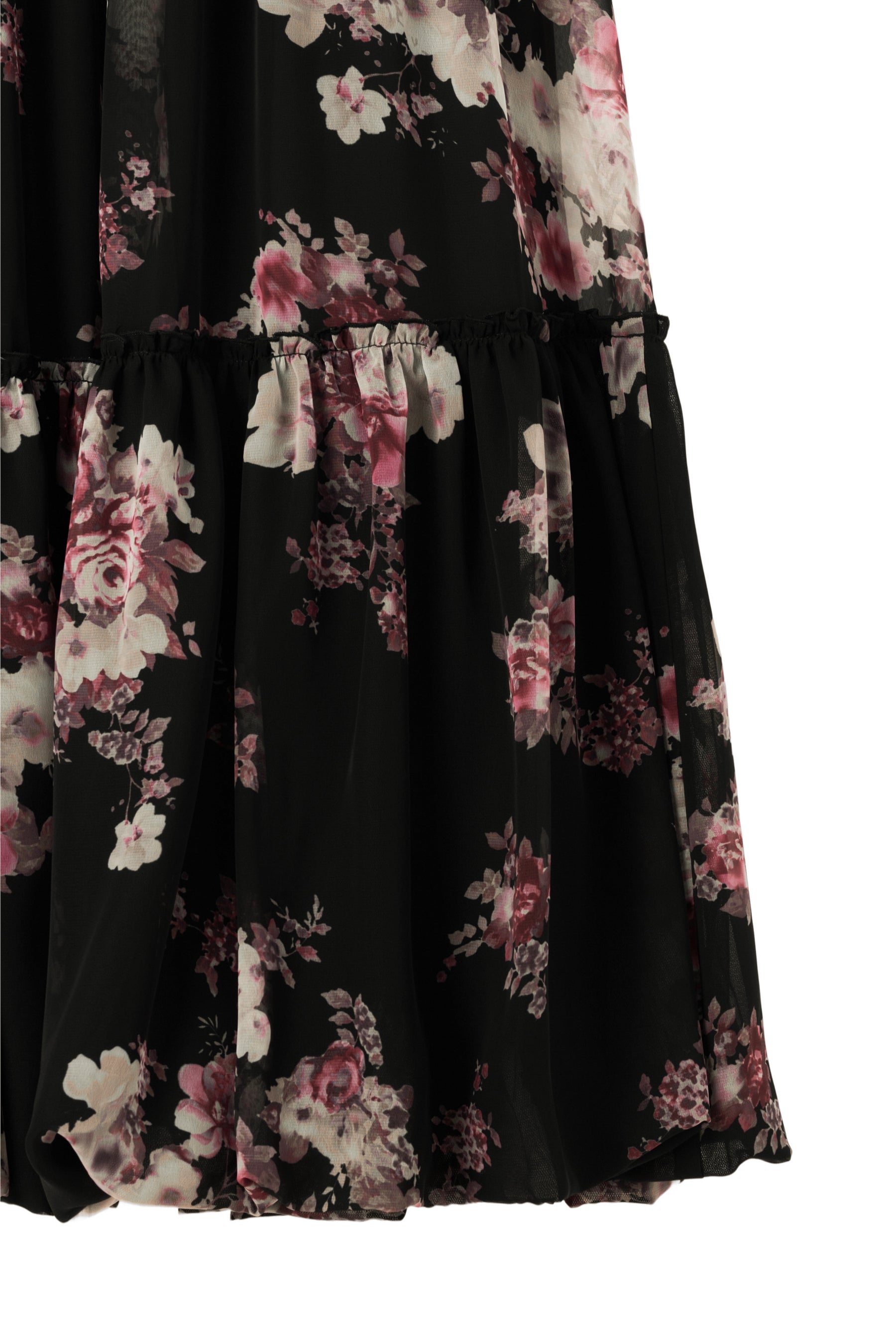 Isaline Floral Tiered Skirt