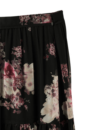 Isaline Floral Tiered Skirt