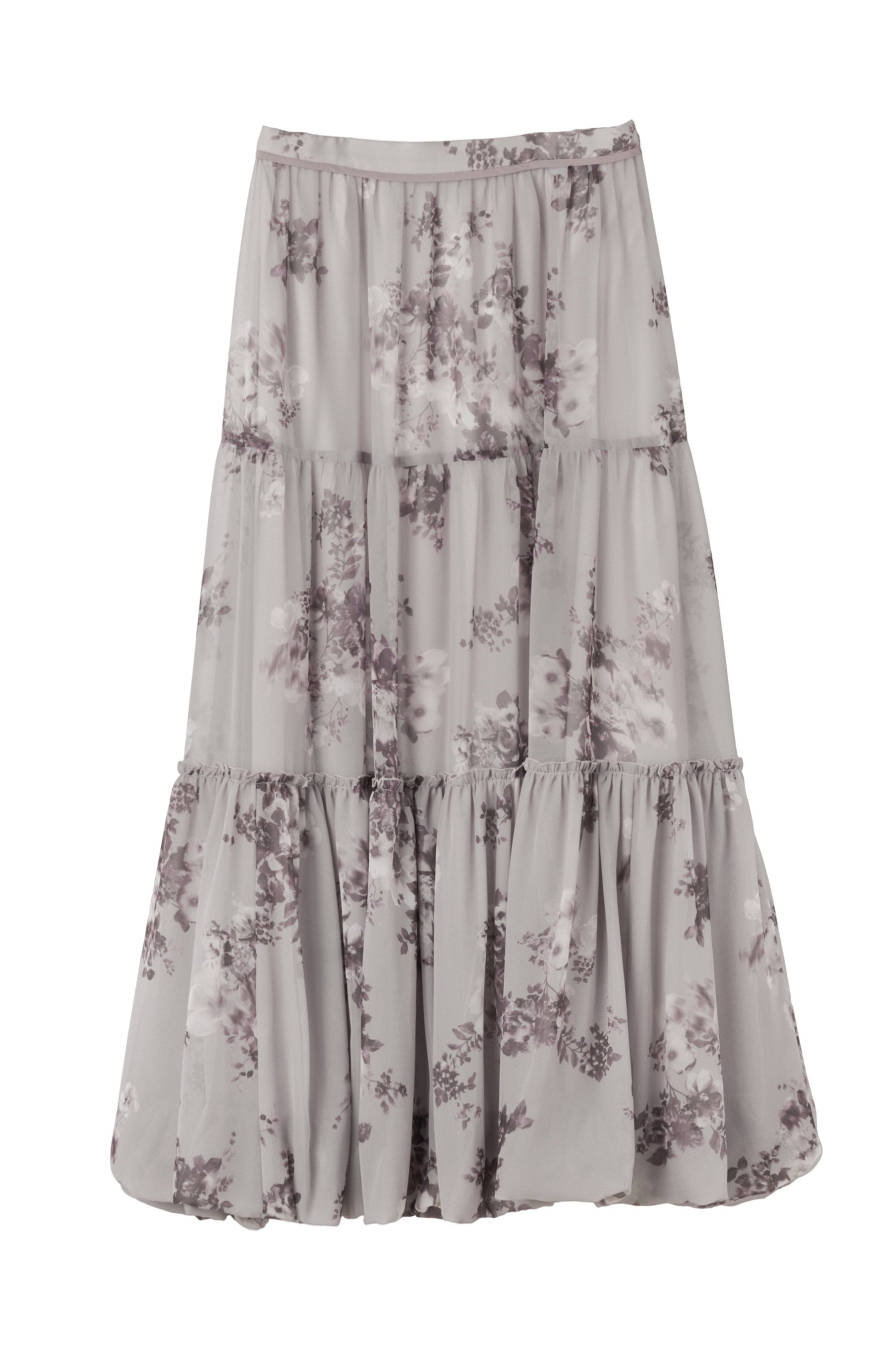 Isaline Floral Tiered Skirt