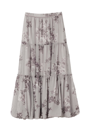 Isaline Floral Tiered Skirt