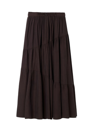 【新色】Asymmetry Tiered Skirt