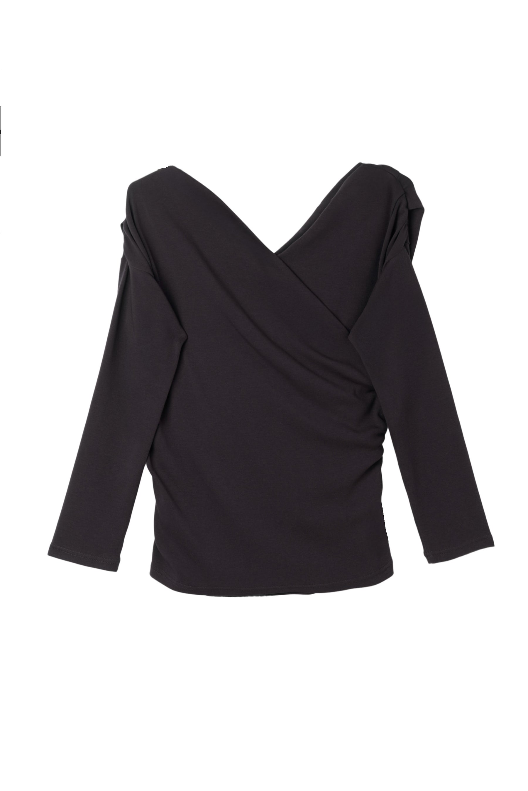 【新色】Asymmetric Cotton-blend Jersey Top