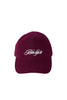 Logo Embroidered Corduroy Cap