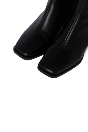 【9月下旬発送】Back Slit Long Boots