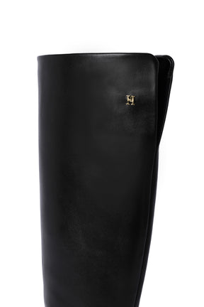 【9月下旬発送】Back Slit Long Boots