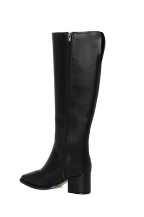 【9月下旬発送】Back Slit Long Boots