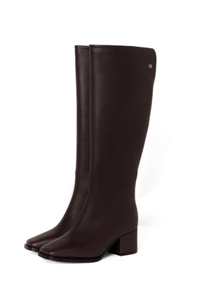 【9月下旬発送】Back Slit Long Boots