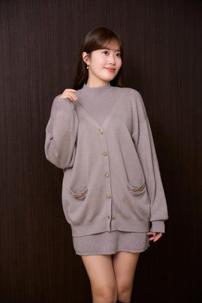 【新色】Clemence Knit Dress Set