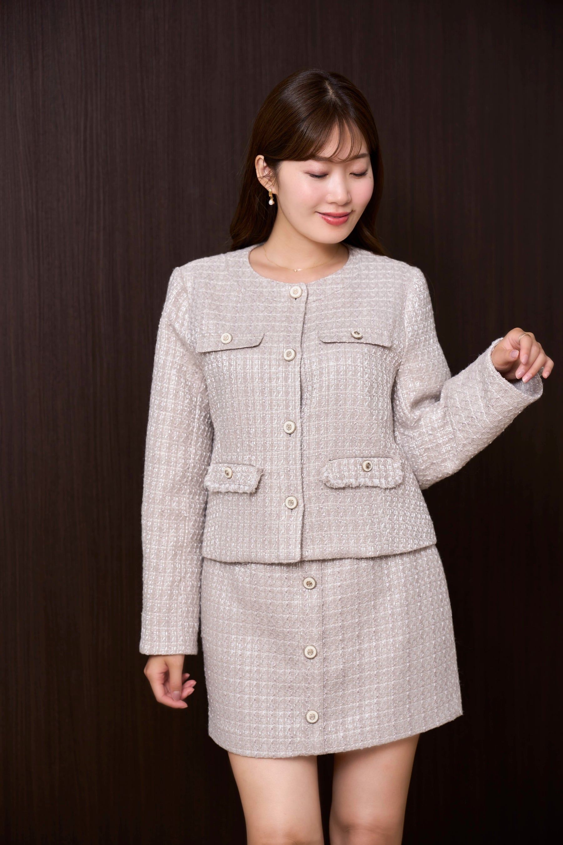 Charlotte Tweed Mini Skirt