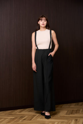Front-Vent Suspender Pants