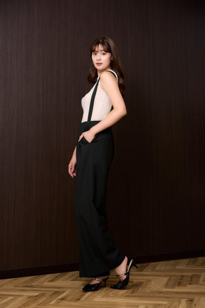 Front-Vent Suspender Pants