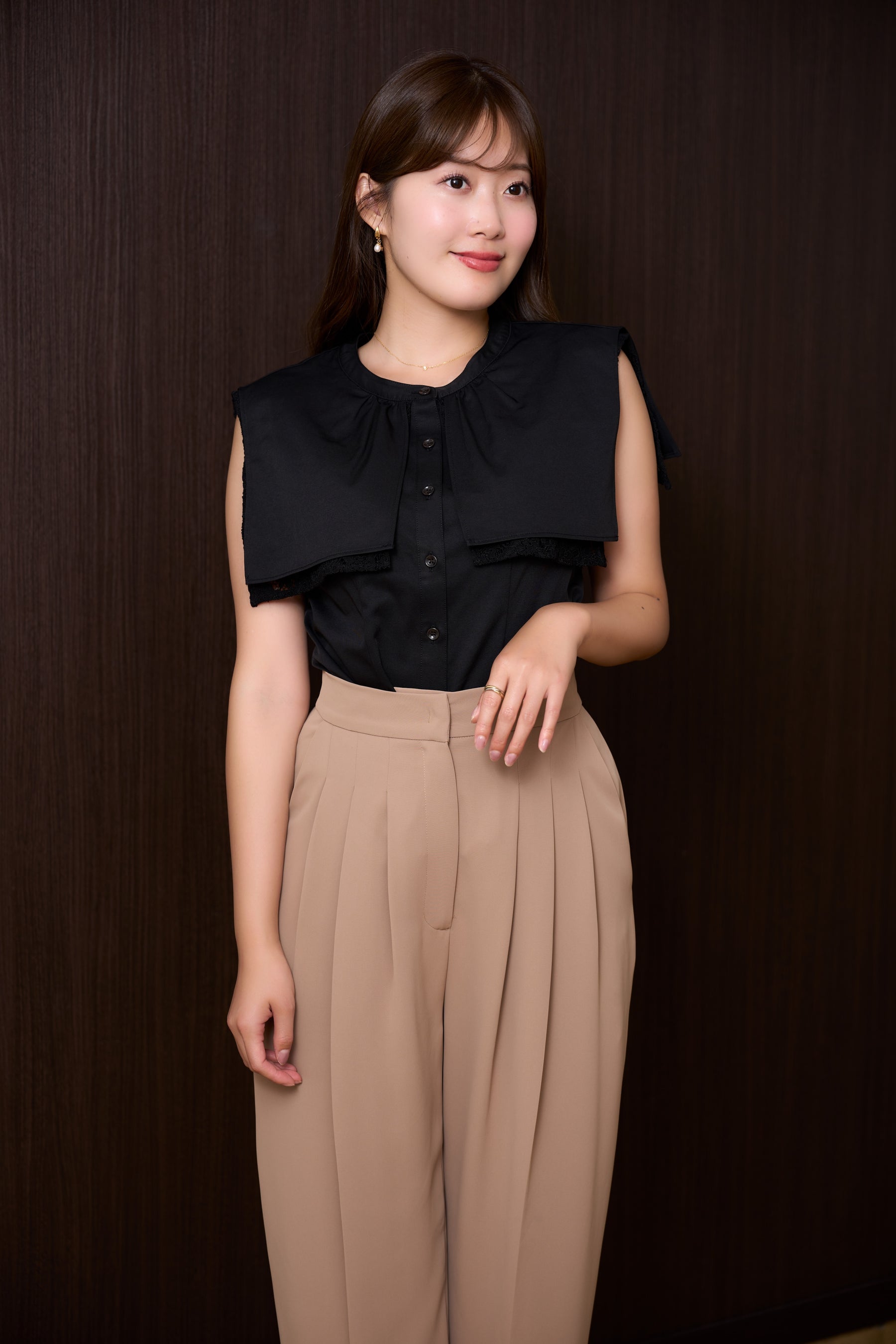 [Shipping mid-September] Layered Lace Collar Blouse
