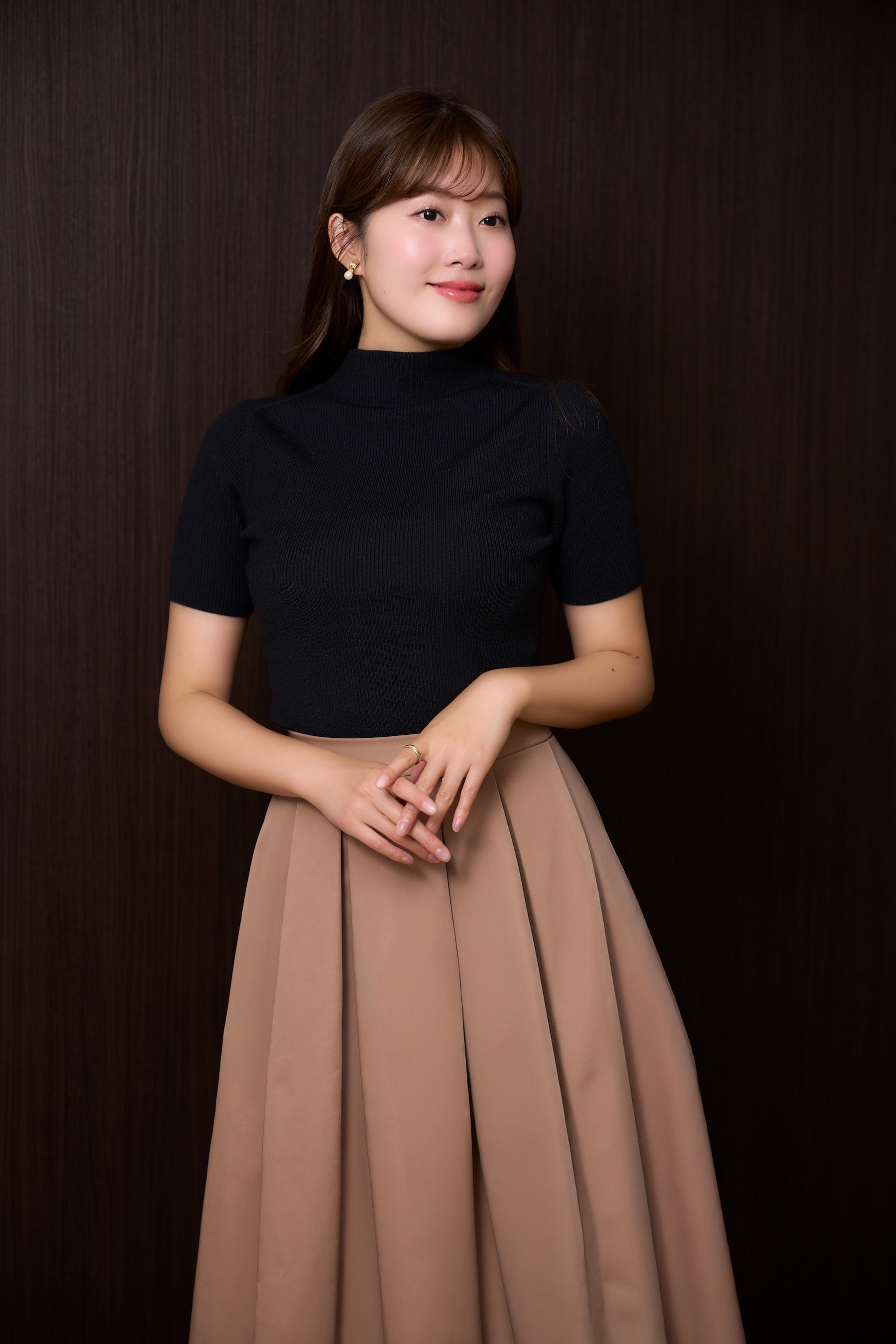 Wool-Blend Ribbed Knit Top