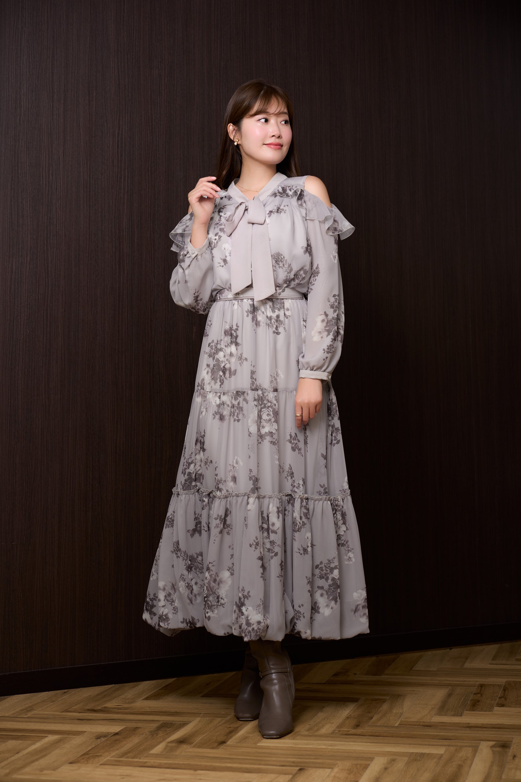 Isaline Bow-Tie Floral Blouse