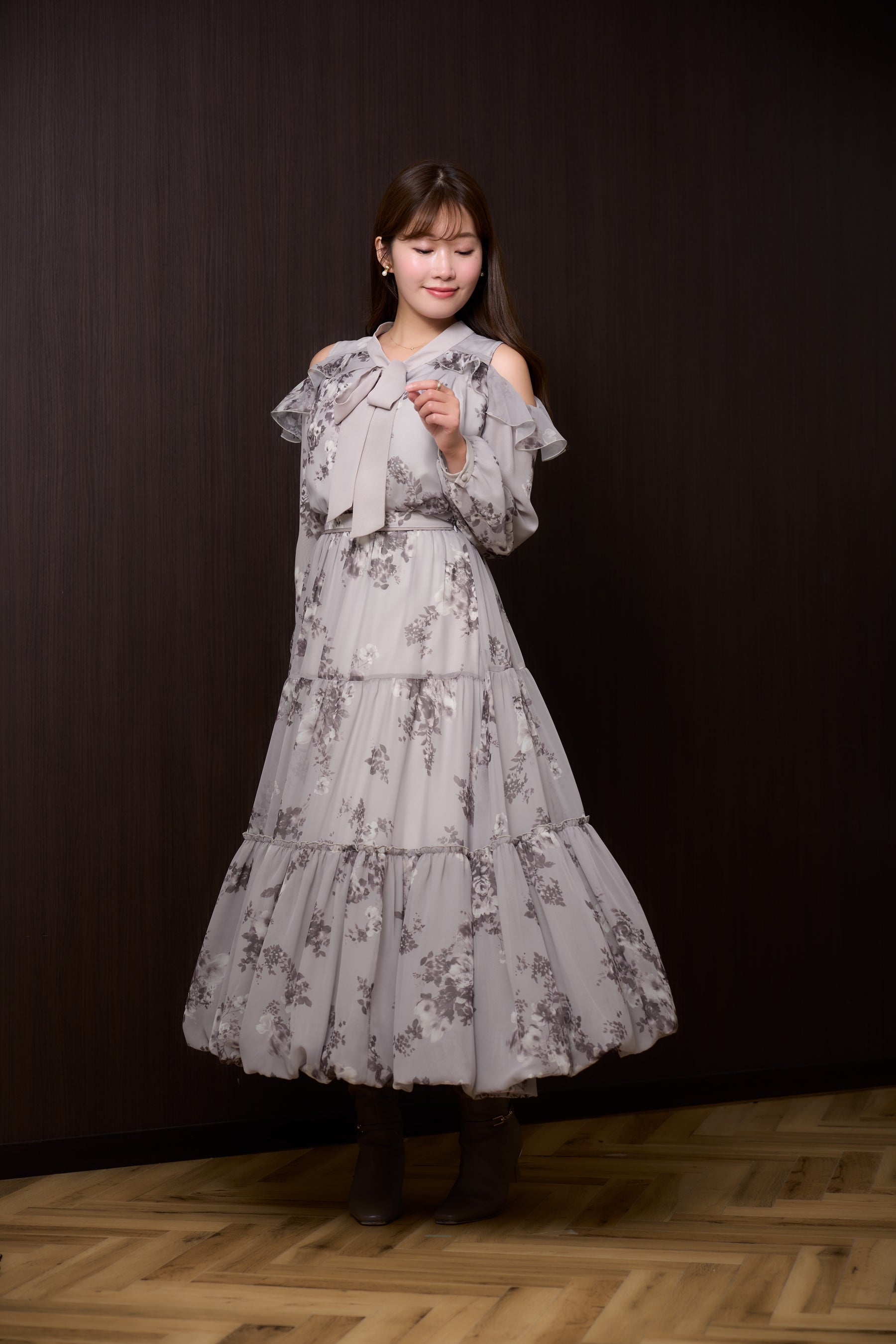 Isaline Bow-Tie Floral Blouse