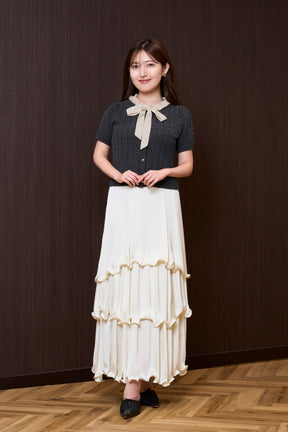 Lucine Ribbon Cardigan