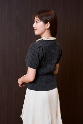 Lucine Ribbon Cardigan