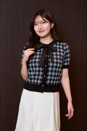 Lucine Ribbon Cardigan