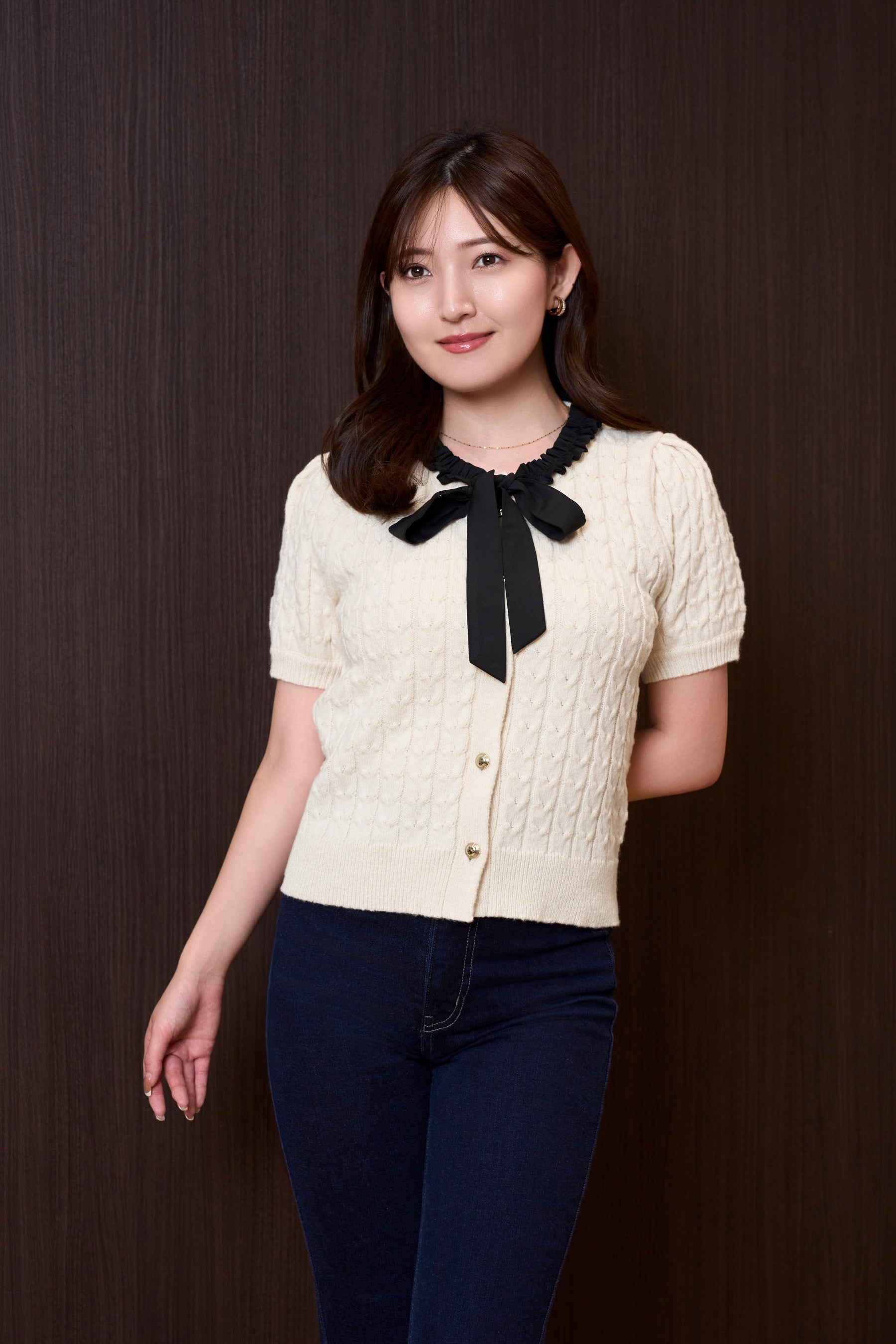 Lucine Ribbon Cardigan