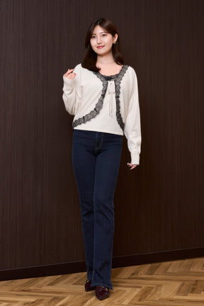 Gina Lace-Knit Ensemble