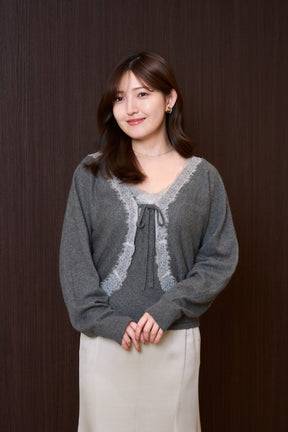 Gina Lace-Knit Ensemble