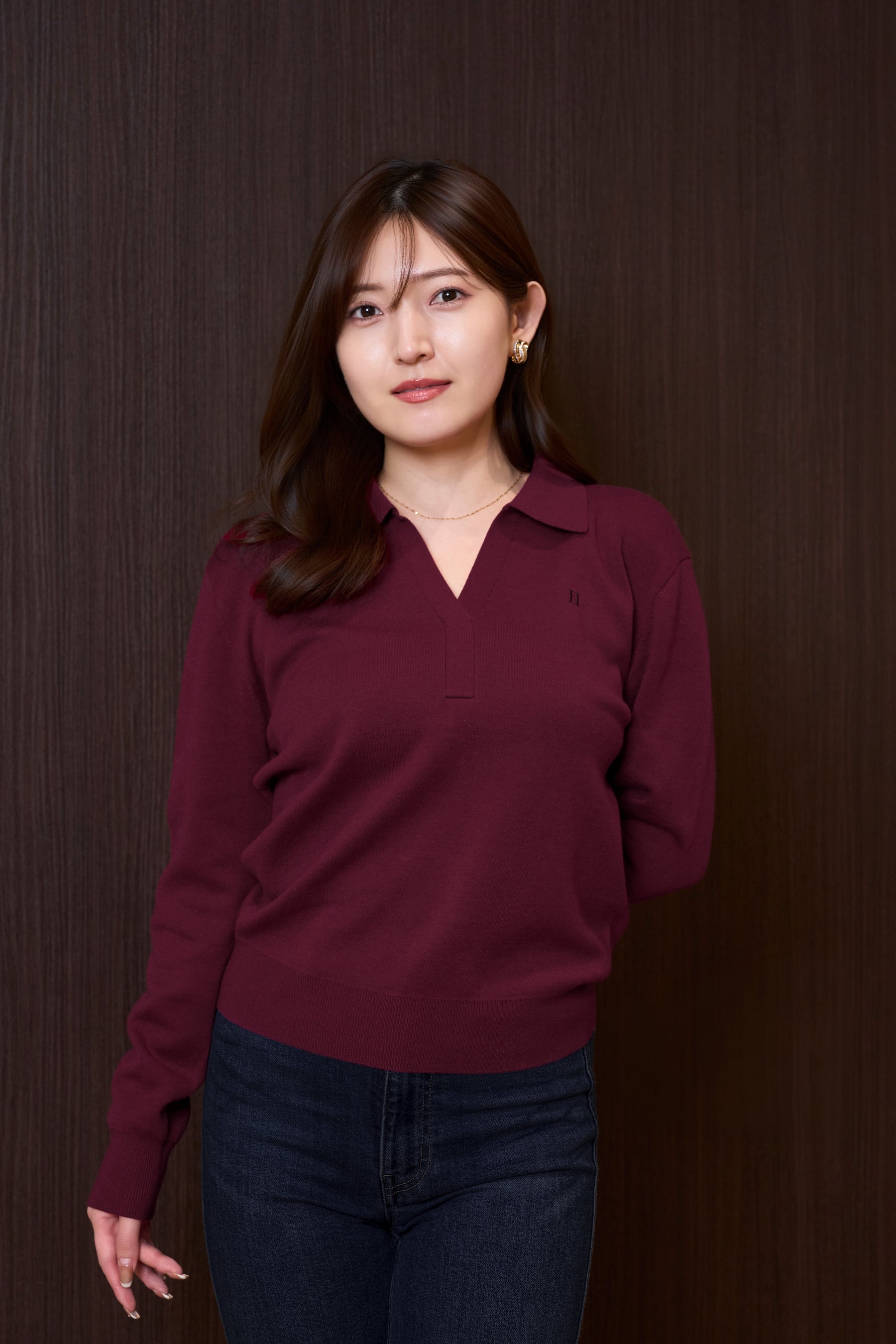 H Logo Skipper Knit Top