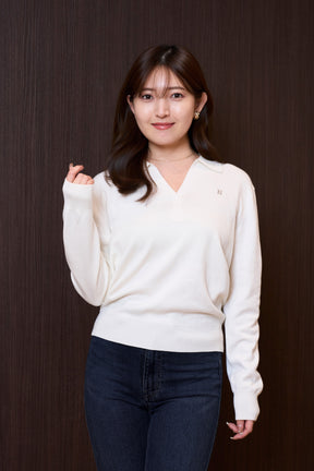 H Logo Skipper Knit Top