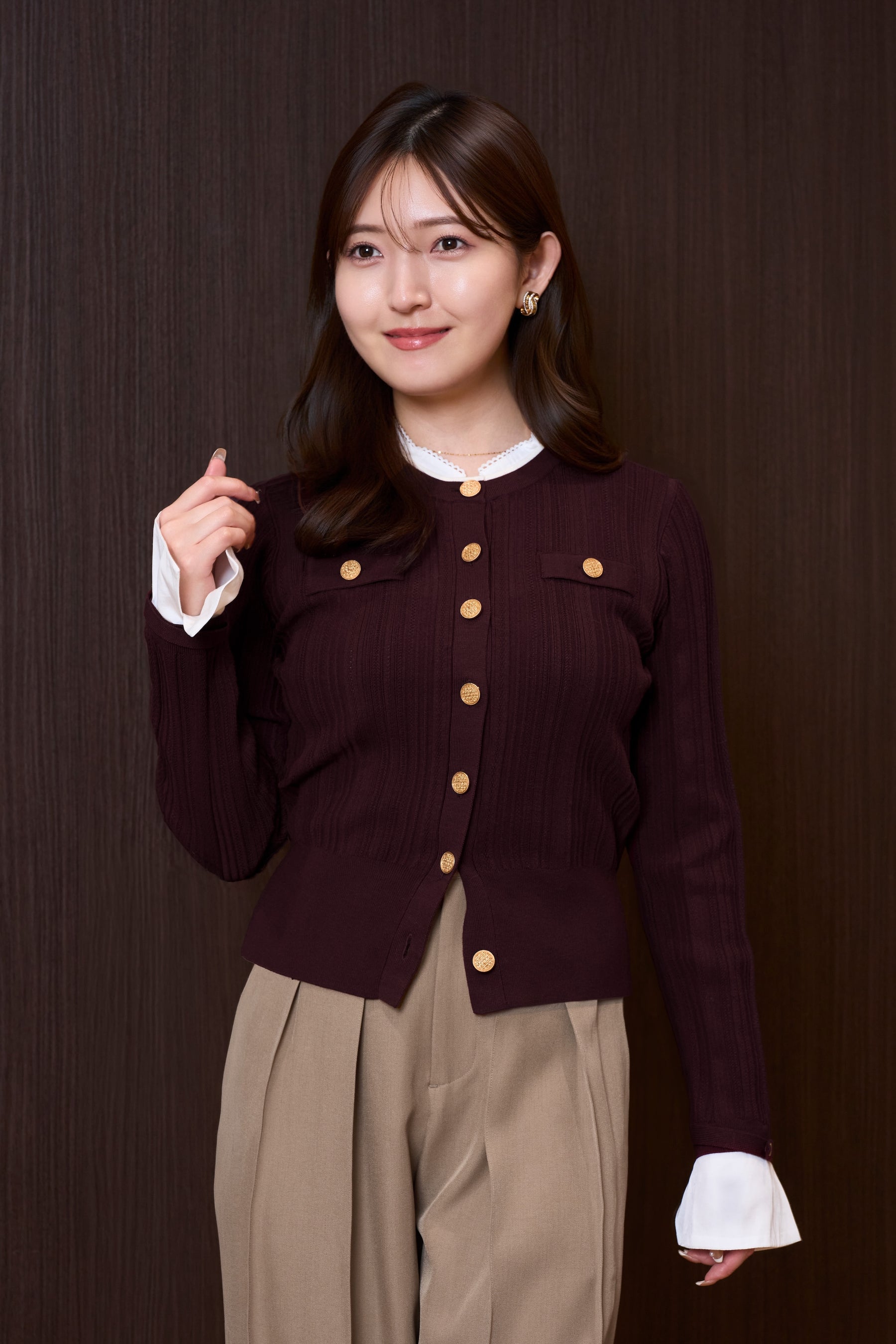 Alessia Detachable Ribbed Cardigan