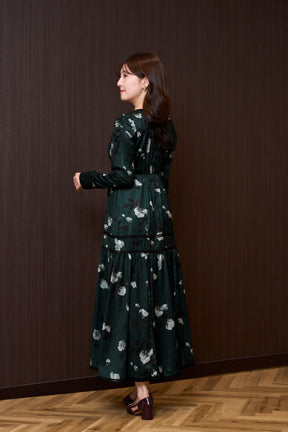 Rosaline Satin Midi Dress