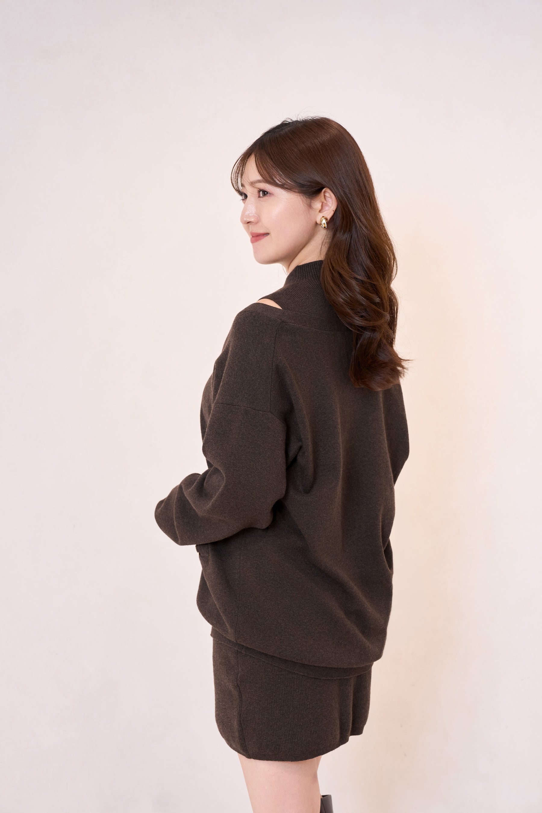 [New Color] Clemence Knit Dress Set