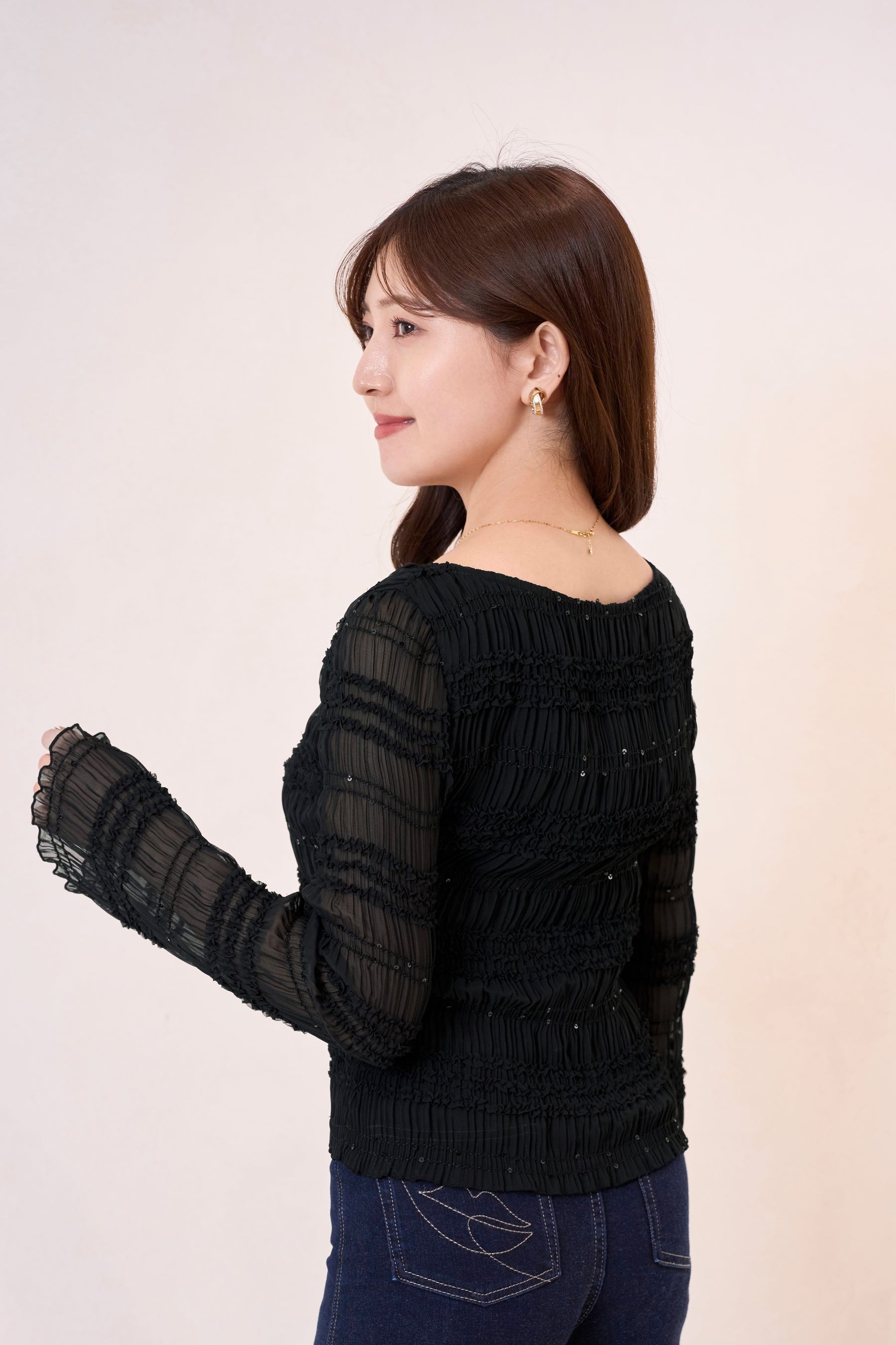 Rosine Shirring Top