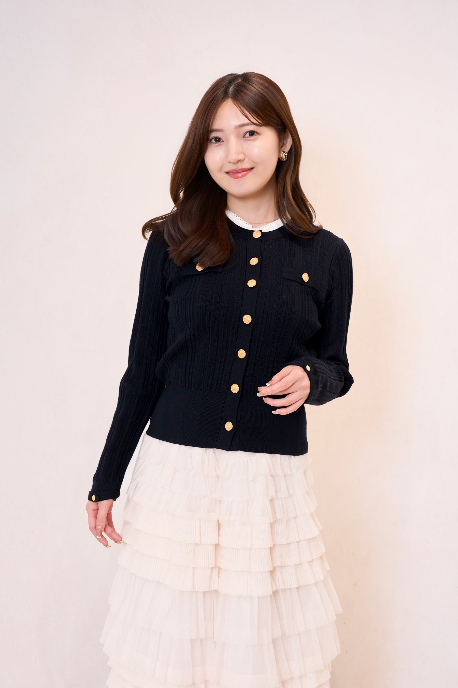 Alessia Detachable Ribbed Cardigan