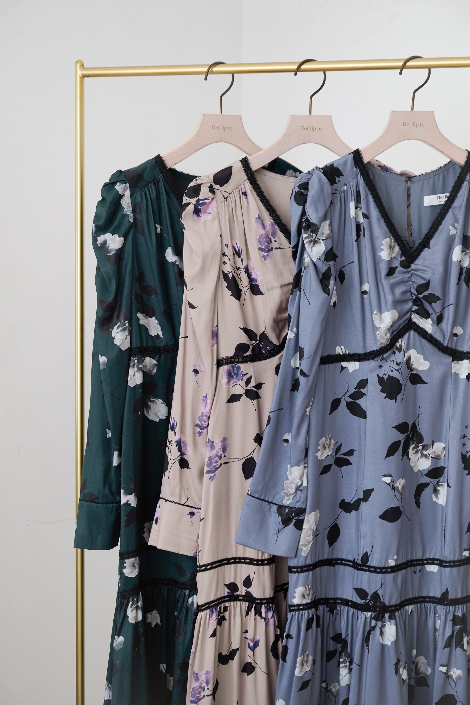 Rosaline Satin Midi Dress