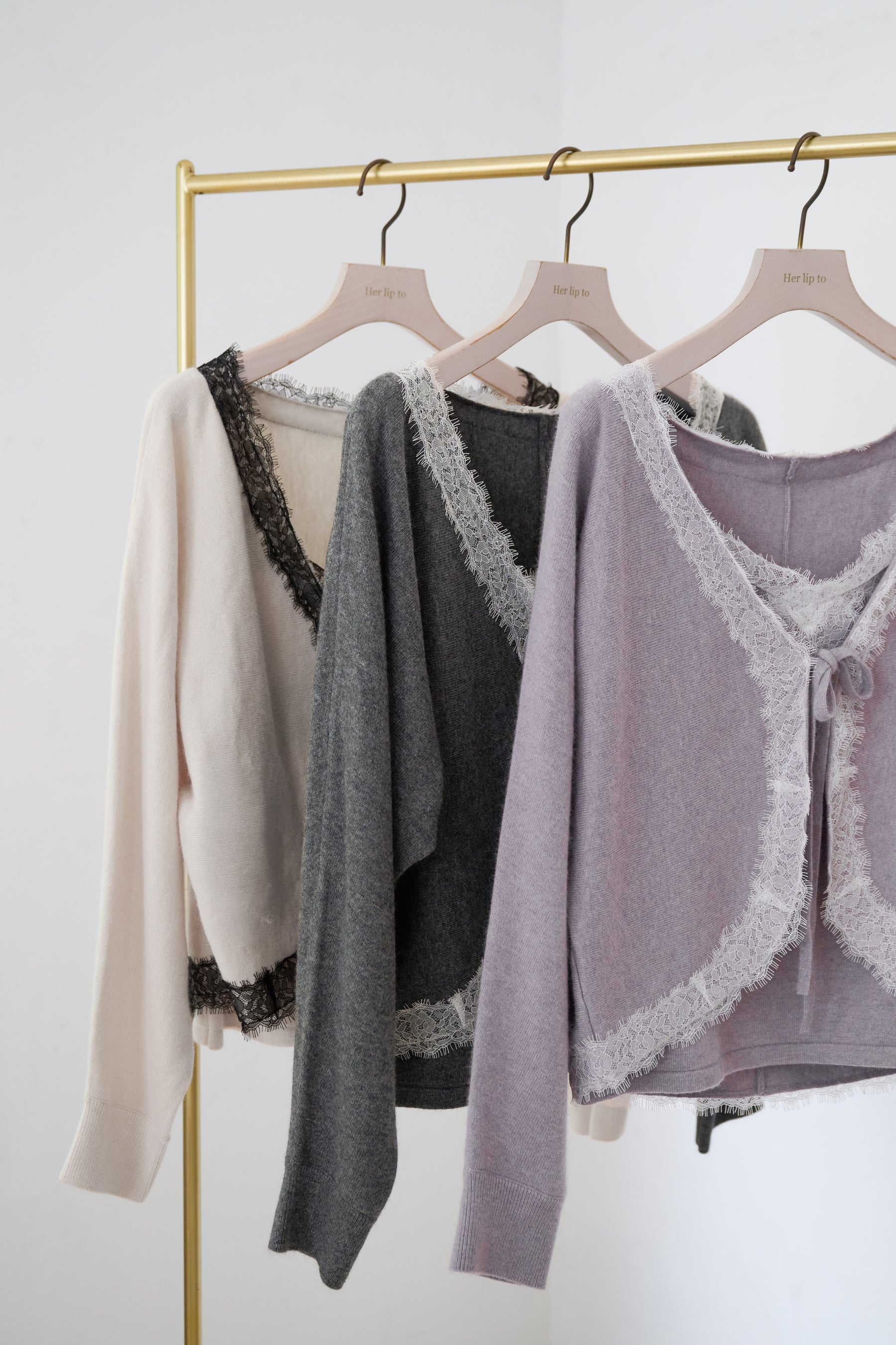 Gina Lace-Knit Ensemble