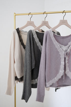 Gina Lace-Knit Ensemble