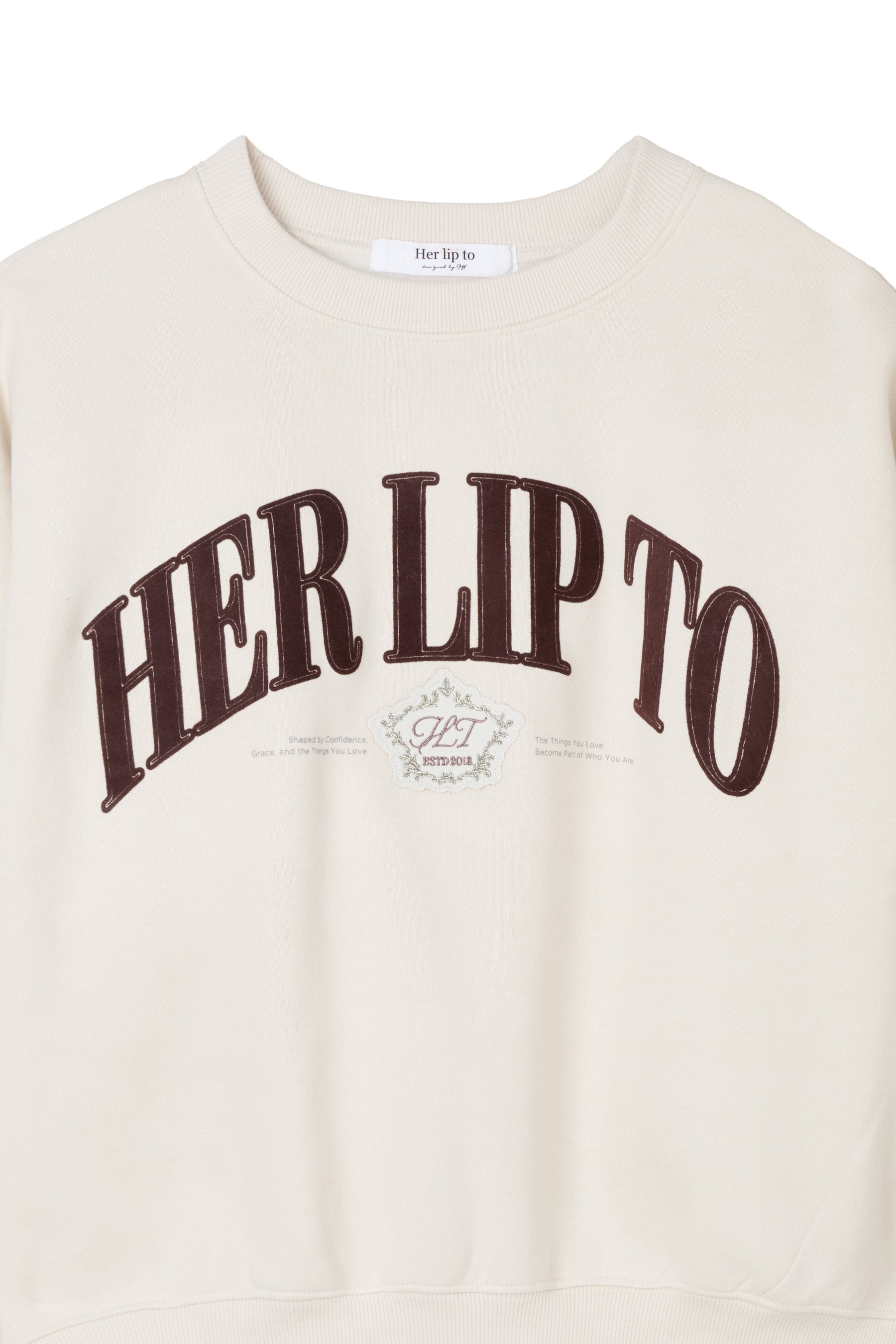 HLT Embroidered Motif Sweatshirt