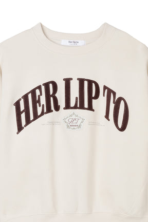HLT Embroidered Motif Sweatshirt