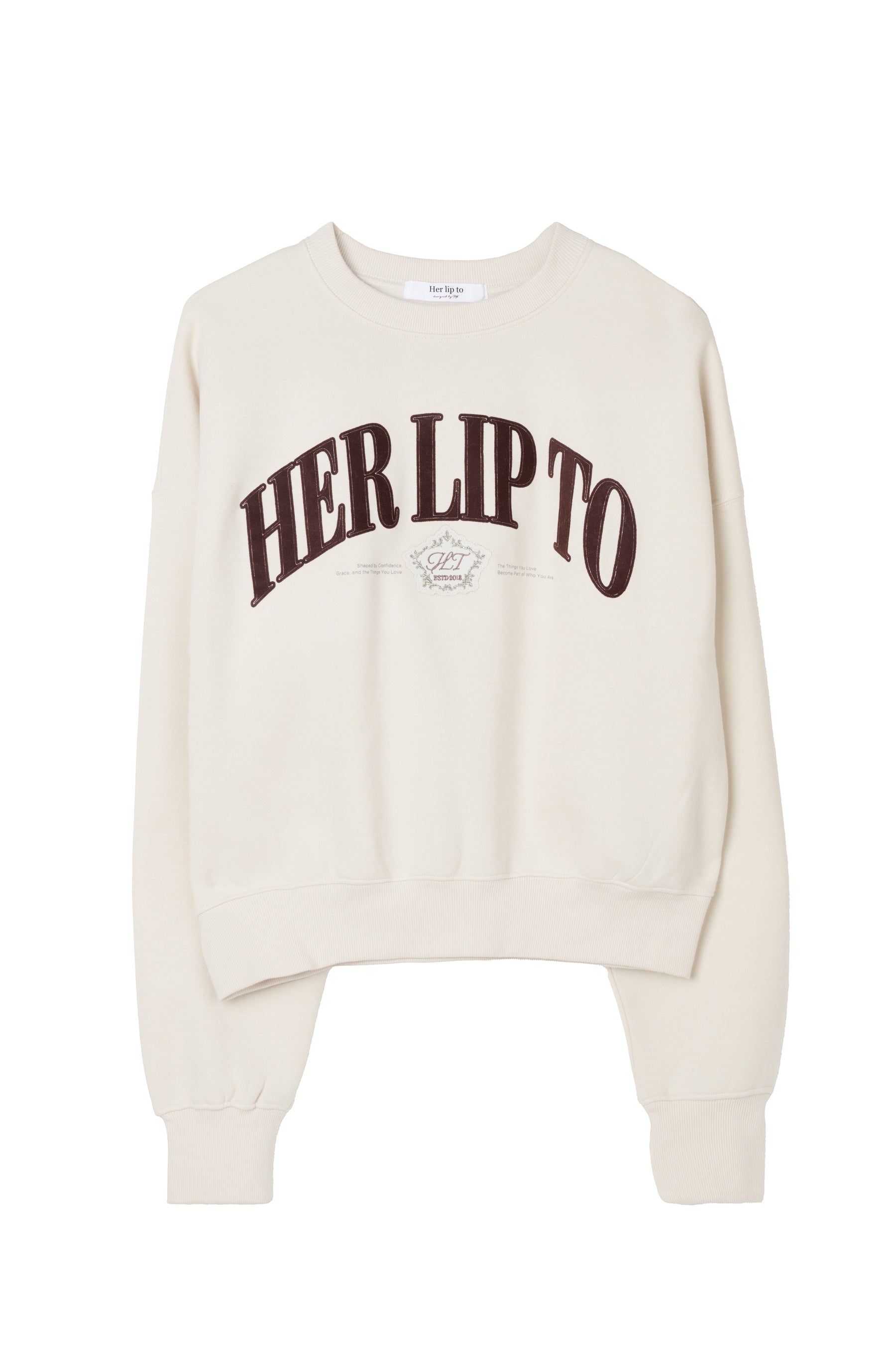 HLT Embroidered Motif Sweatshirt