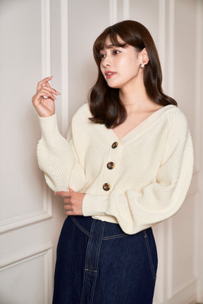 Essential Wool-Blend Cardigan