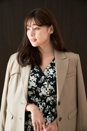 Cordelle Belted Twill Blazer