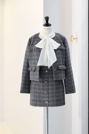 Charlotte Tweed Mini Skirt