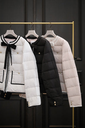 【10月中旬発送】Aurelia Bow Trim Down Jacket