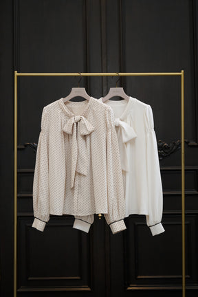 Fluid Bow-Tie Blouse