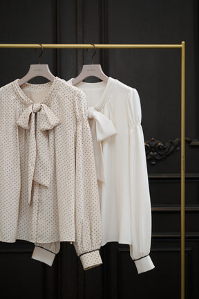 Fluid Bow-Tie Blouse