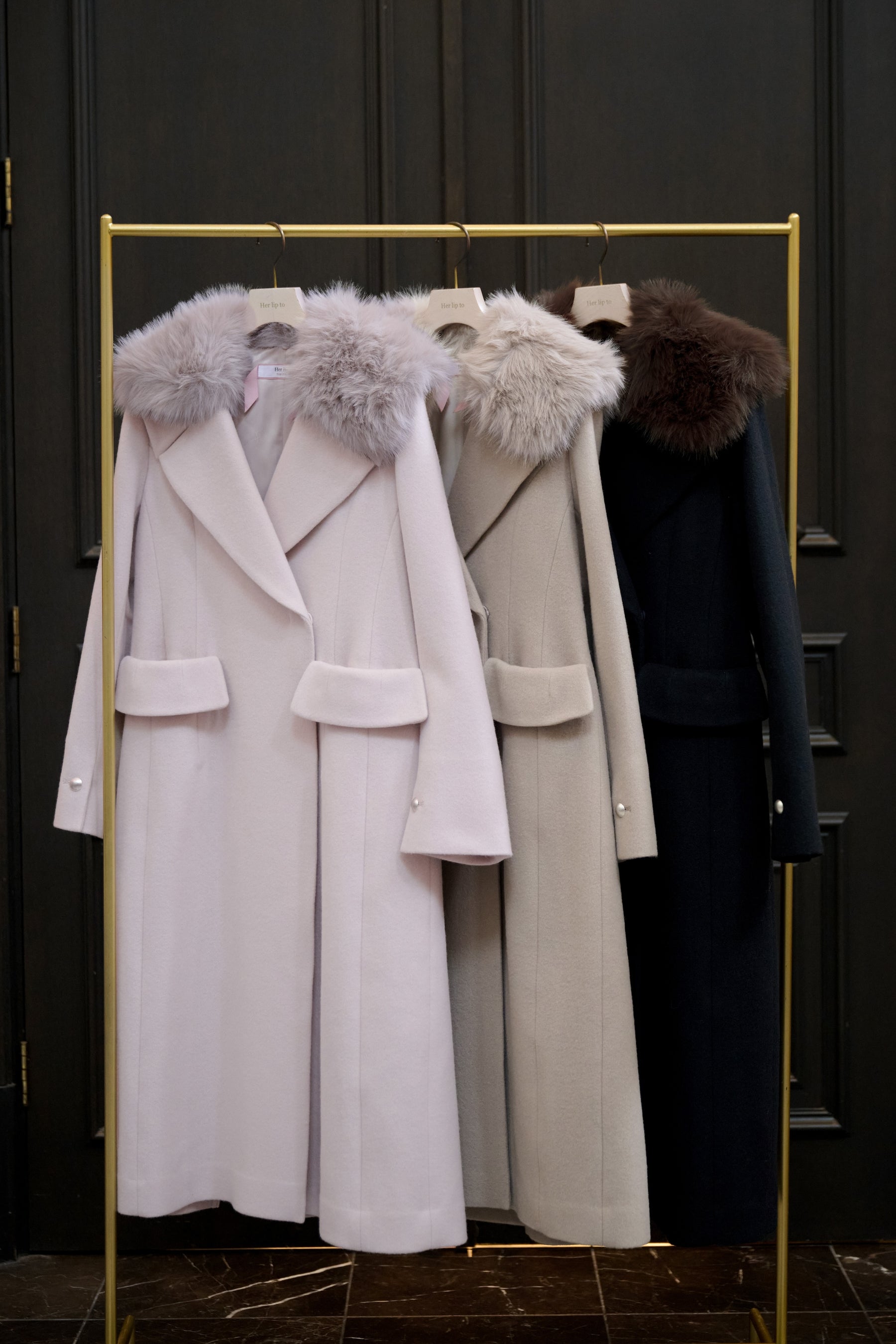 【10月中旬発送】Nicole Wool-Blend Longline Coat