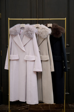 【10月中旬発送】Nicole Wool-Blend Longline Coat