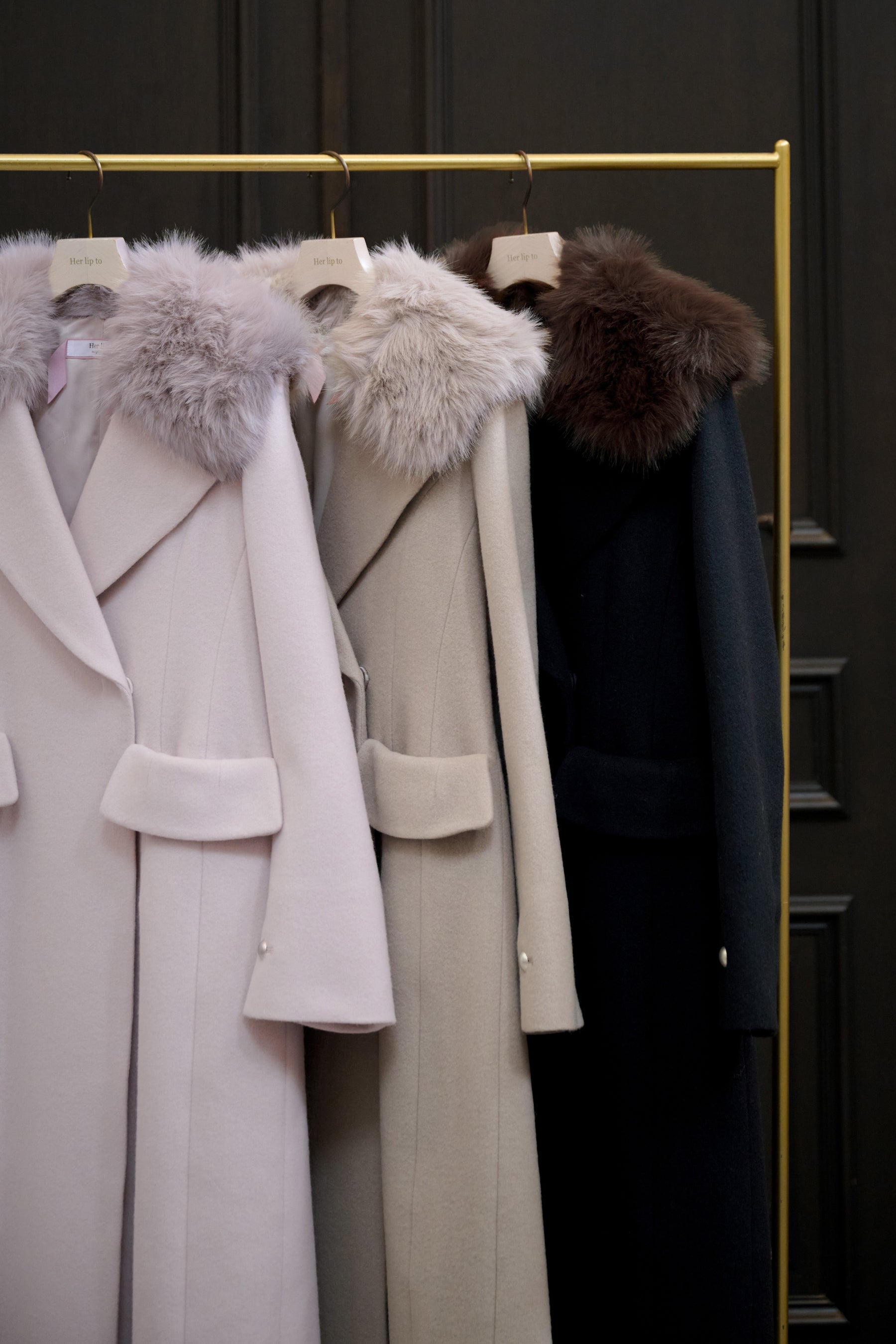 【10月中旬発送】Nicole Wool-Blend Longline Coat
