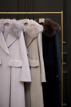 【10月中旬発送】Nicole Wool-Blend Longline Coat