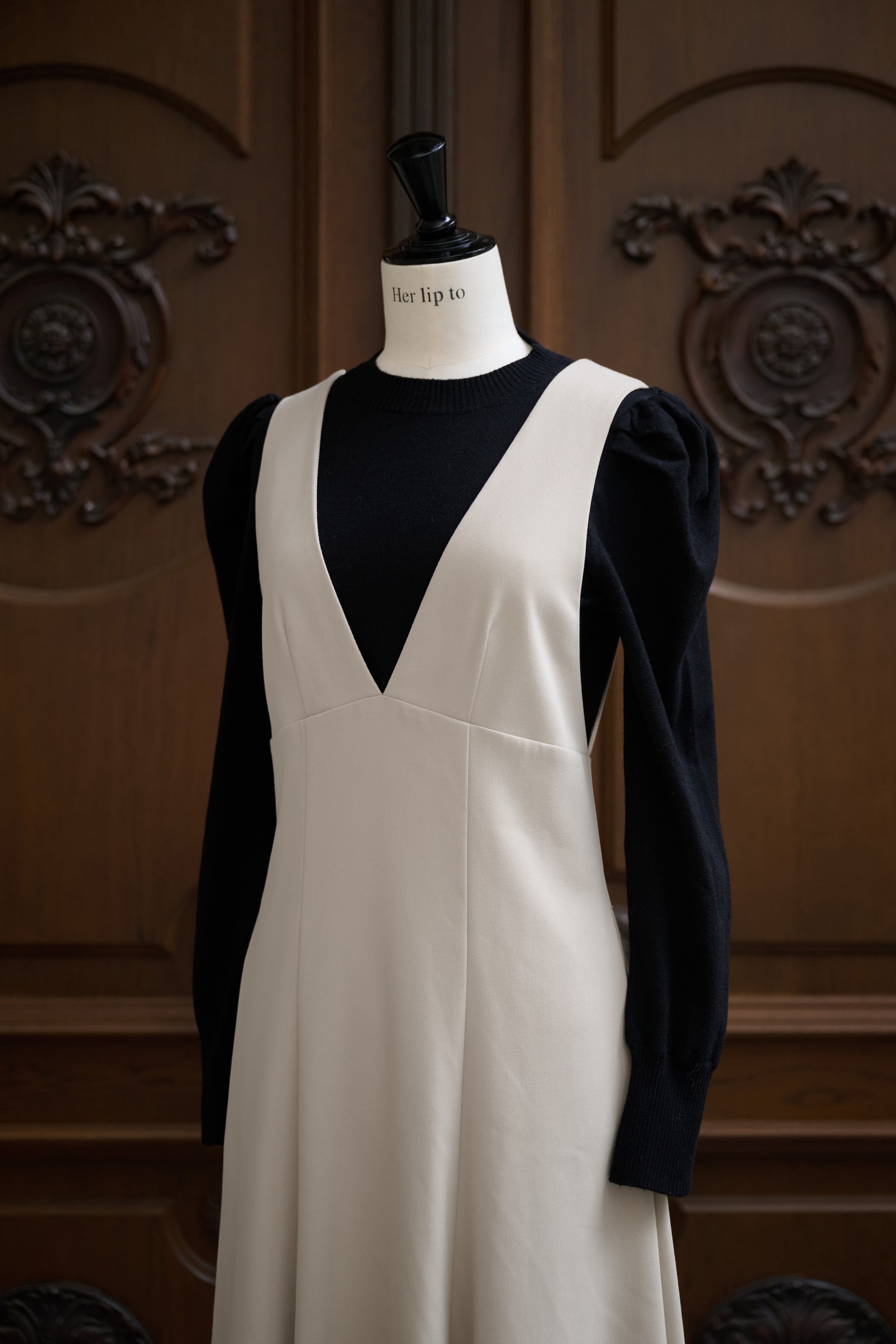 Florence Lace-Trim Jumper Dress